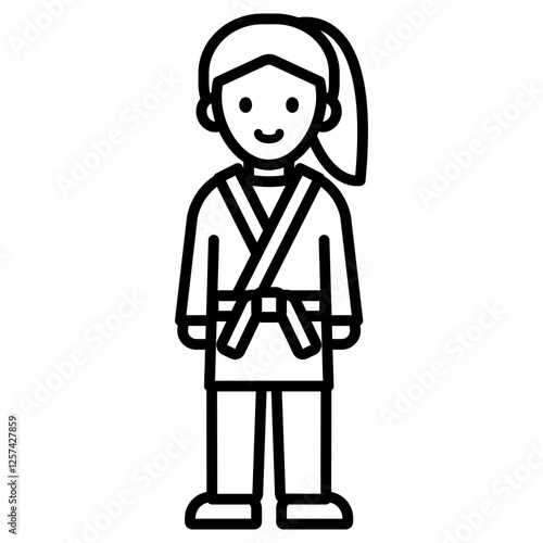 유도 선수 아이콘