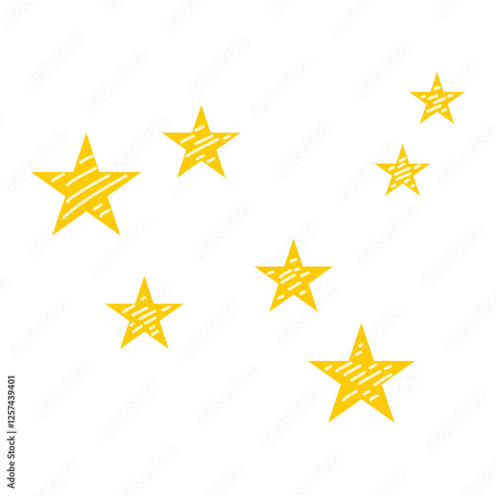 Fototapeta premium illustration of twinkling stars design