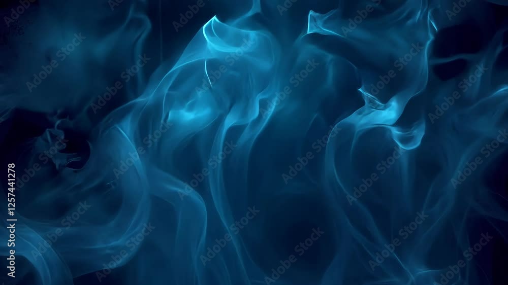 Abstract Deep Blue Water Flowing Texture with Light Effects Abstract Deep Blue Water Flowing Texture with Light Effects