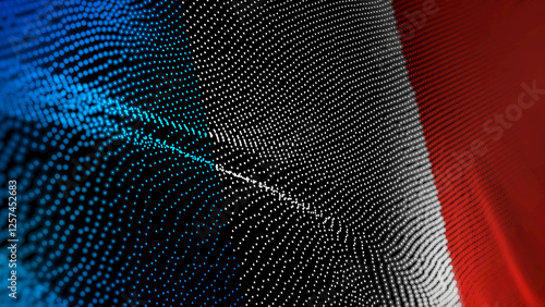 Fotografie France digital technology flag