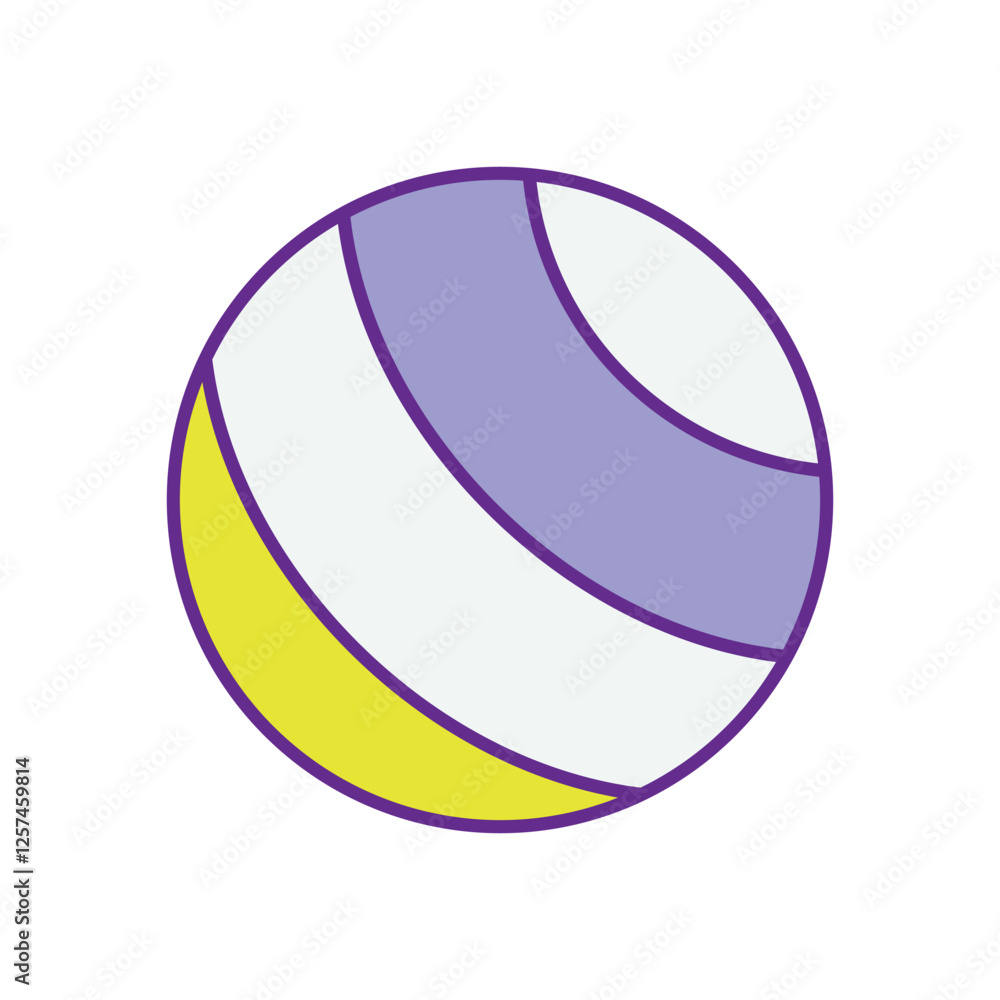Yoga Ball icon vector stock illustration Yoga Ball icon vector stock illustration