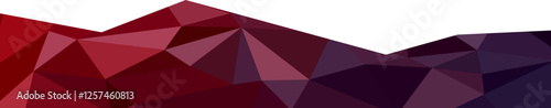 Abstract Low Poly Footer