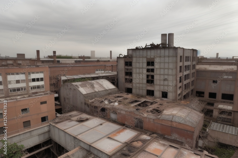 Fototapeta premium Industrial Decay
