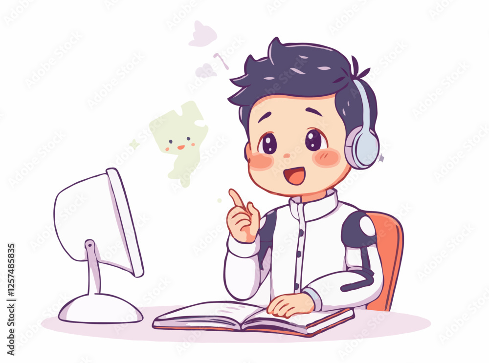 Innovative Learning through Artificial Intelligence Vector Art Innovative Learning through Artificial Intelligence Vector Art