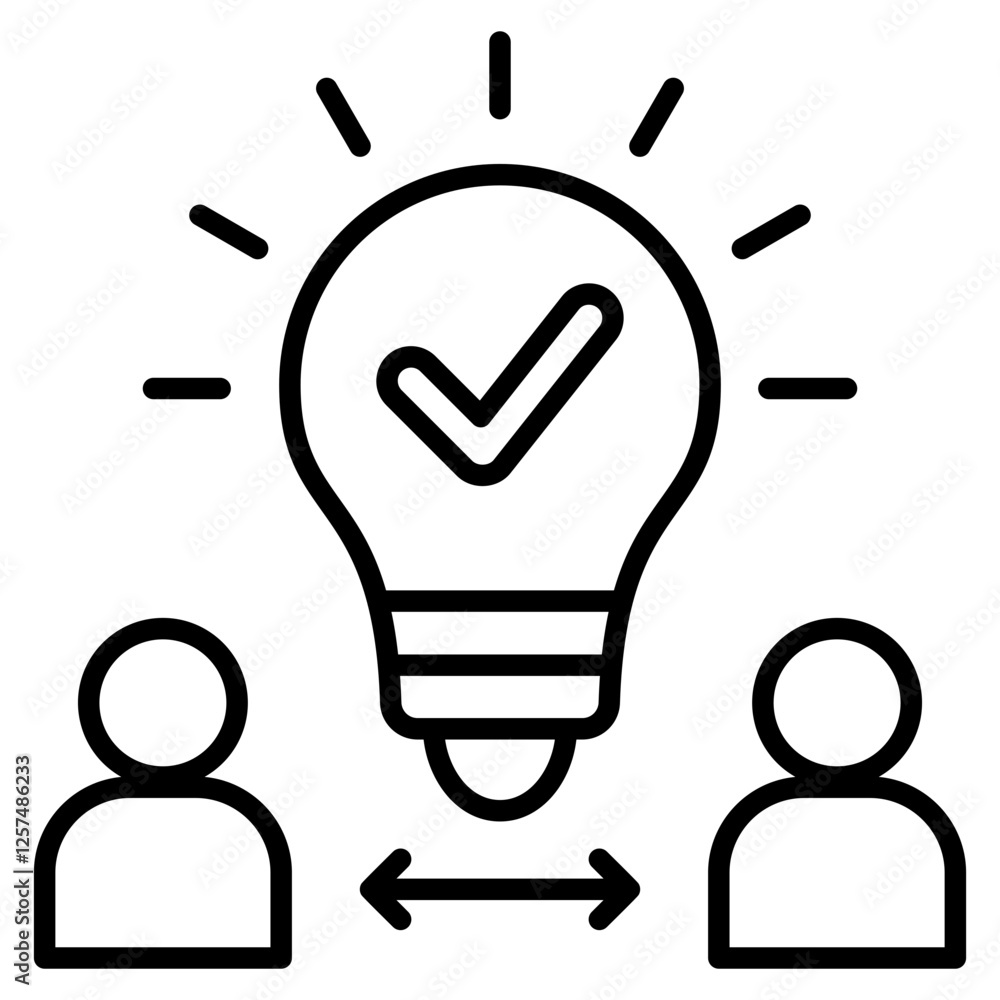 Knowledge Sharing Icon Element For Design Knowledge Sharing Icon Element For Design