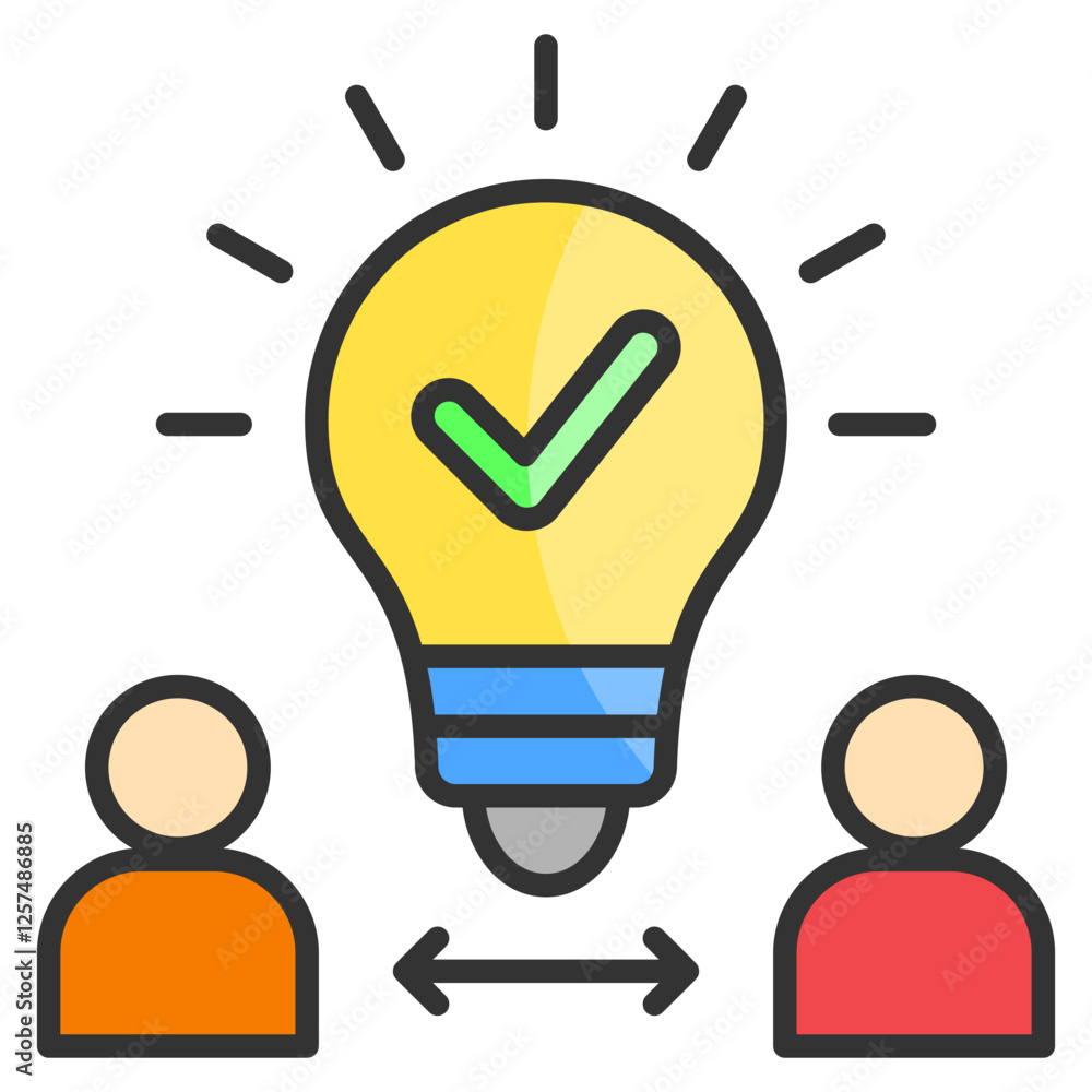 Knowledge Sharing Icon Element For Design Knowledge Sharing Icon Element For Design