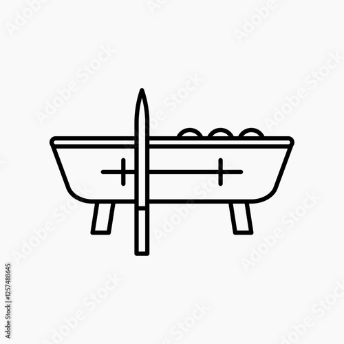 Pool table icon. simple vector icon