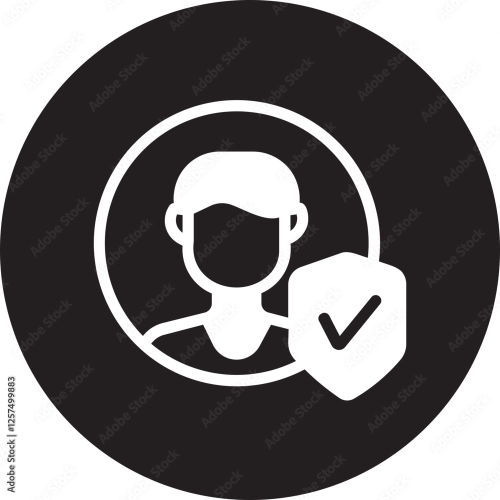 security glyph icon security glyph icon