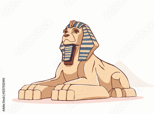 Avant-Garde Sphinx Monument in Abstract Form