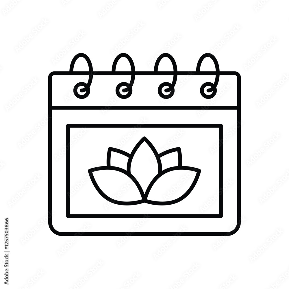 Calendar icon vector stock illustration Calendar icon vector stock illustration
