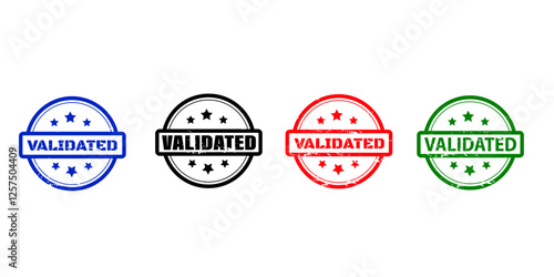  set of validated stamp 