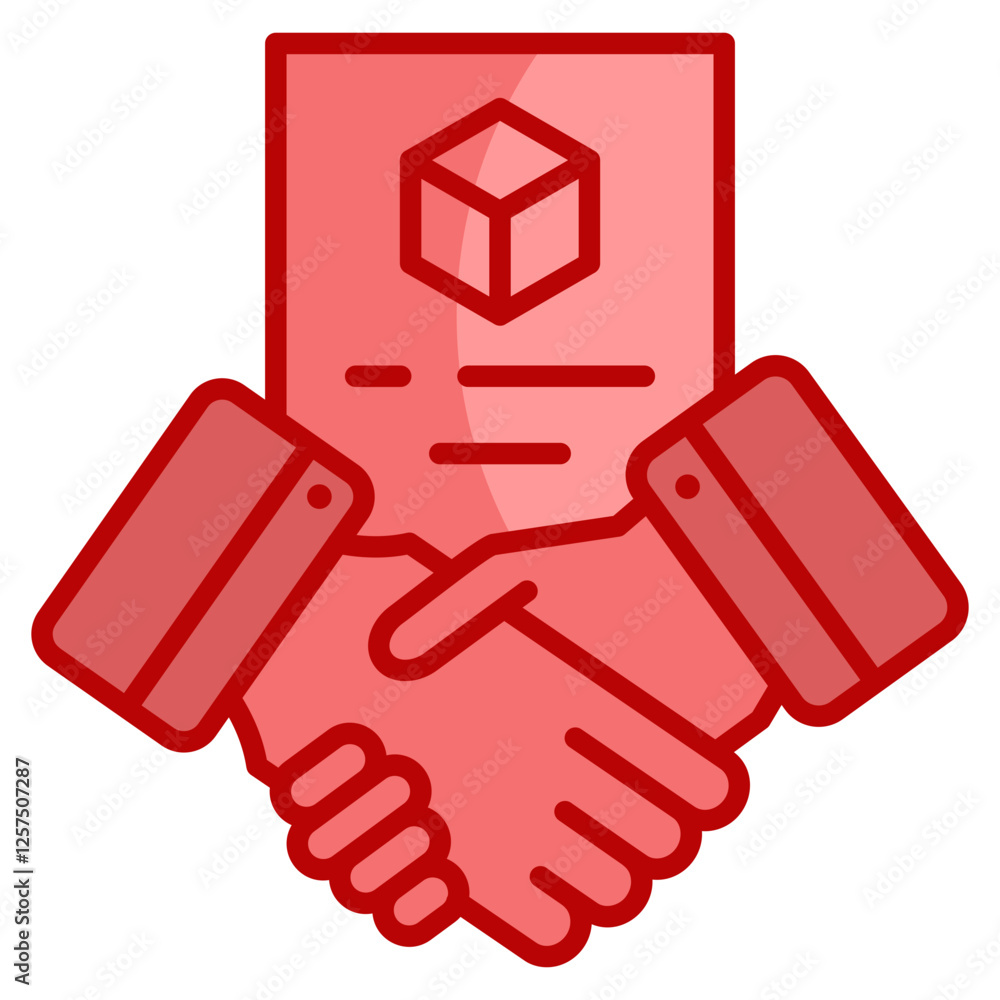 Supplier Agreement Icon Element For Design Supplier Agreement Icon Element For Design