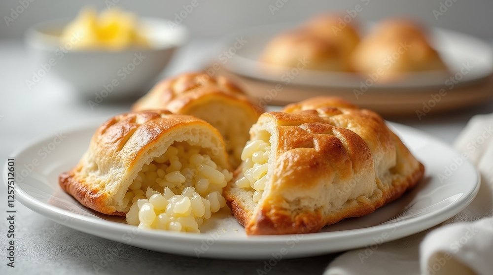 Enjoying traditional karjalanpiirakka with golden rye crust and rice filling Enjoying traditional karjalanpiirakka with golden rye crust and rice filling