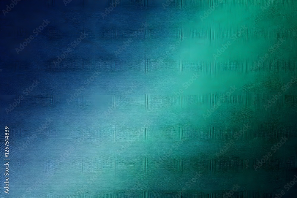 Fototapeta premium Blue green gradient background with a smooth transition and grainy texture effect