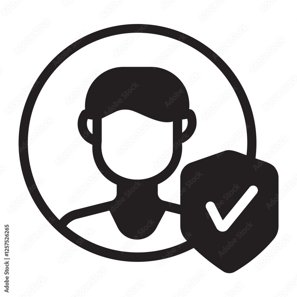 security glyph icon security glyph icon