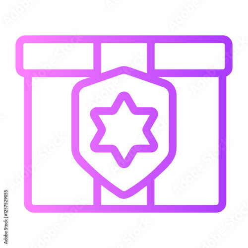 Shield gradient icon