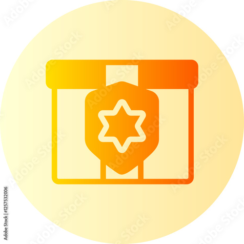 Shield gradient icon