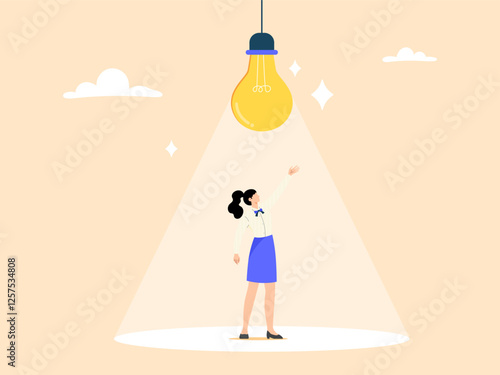 Innovation creativity creates innovations or imagination for business success