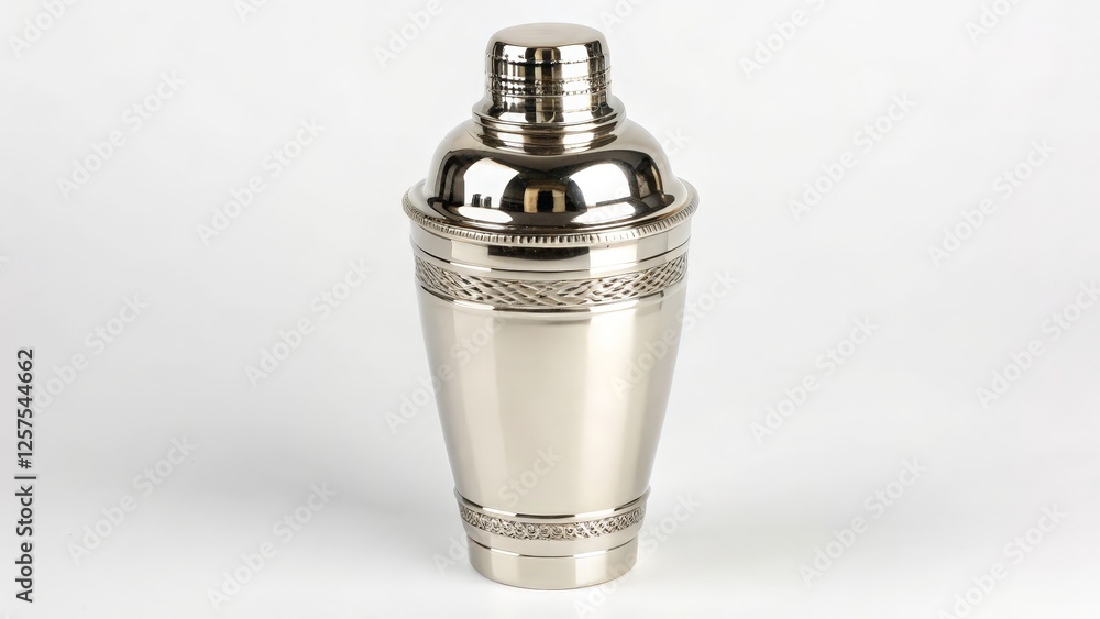 Cocktail Shaker on White Background Cocktail Shaker on White Background