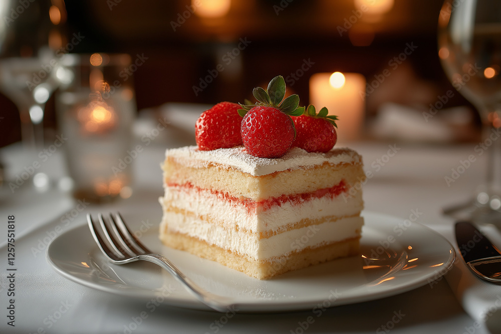 cake with strawberry cake with strawberry