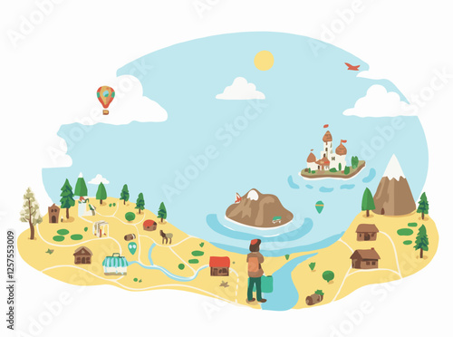 Adventure destination maps for wanderlust seekers
