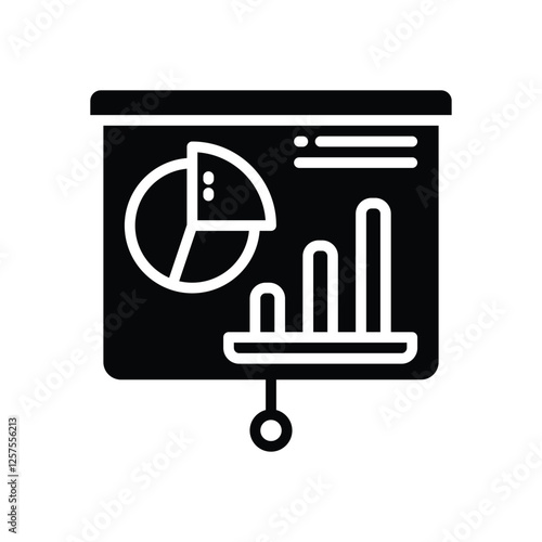 presentation solid icon. vector icon for your website, mobile, presentation, and logo design.
