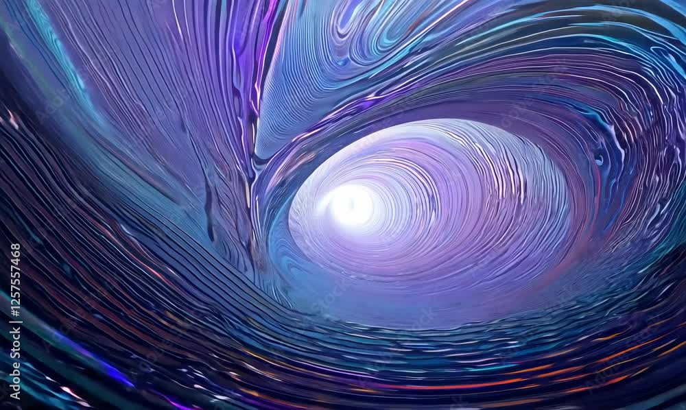 expansive view into the depths of a sci-fi tunnel expansive view into the depths of a sci-fi tunnel