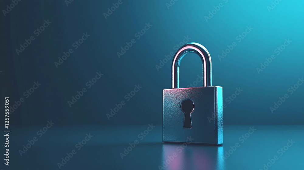 Fototapeta premium Zero Trust security framework protecting sensitive company data from cyber threats 
