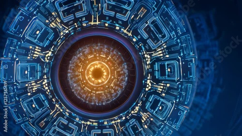 Futuristic Interface Display