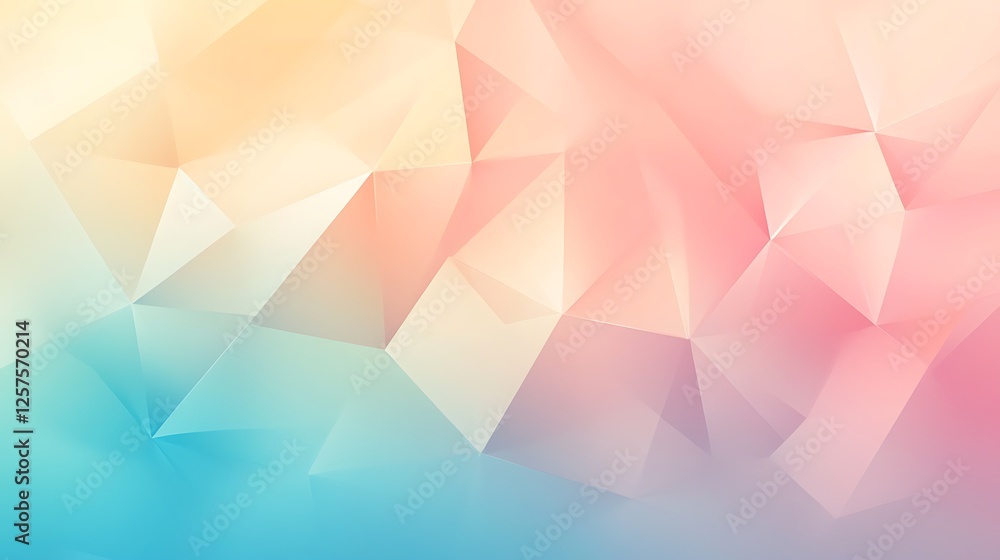 Abstract Pastel Triangle Geometric Background Design Abstract Pastel Triangle Geometric Background Design