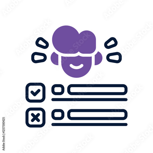 competency dual tone icon. vector icon for your website, mobile, presentation, and logo design.
