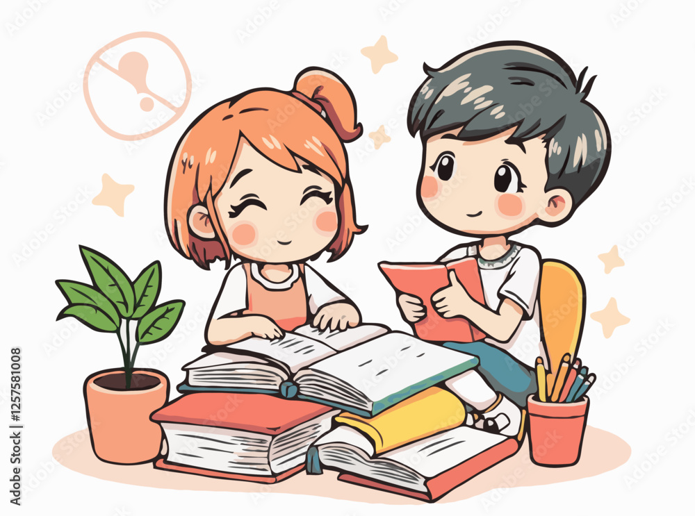 Creative Study Strategies and Productivity Solutions Vector Graphics Creative Study Strategies and Productivity Solutions Vector Graphics