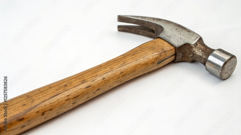 Claw Hammer on White Background Claw Hammer on White Background