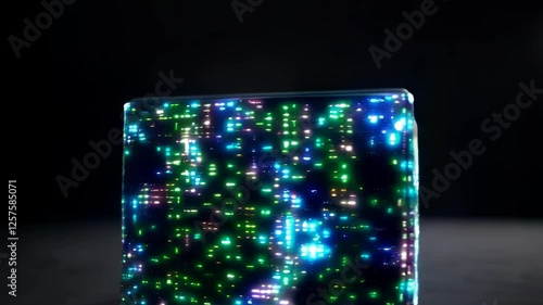 Glowing Cube Video