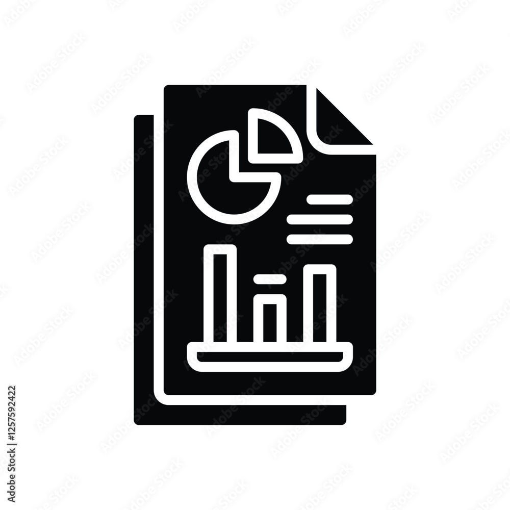 report solid icon. vector icon for your website, mobile, presentation, and logo design. report solid icon. vector icon for your website, mobile, presentation, and logo design.