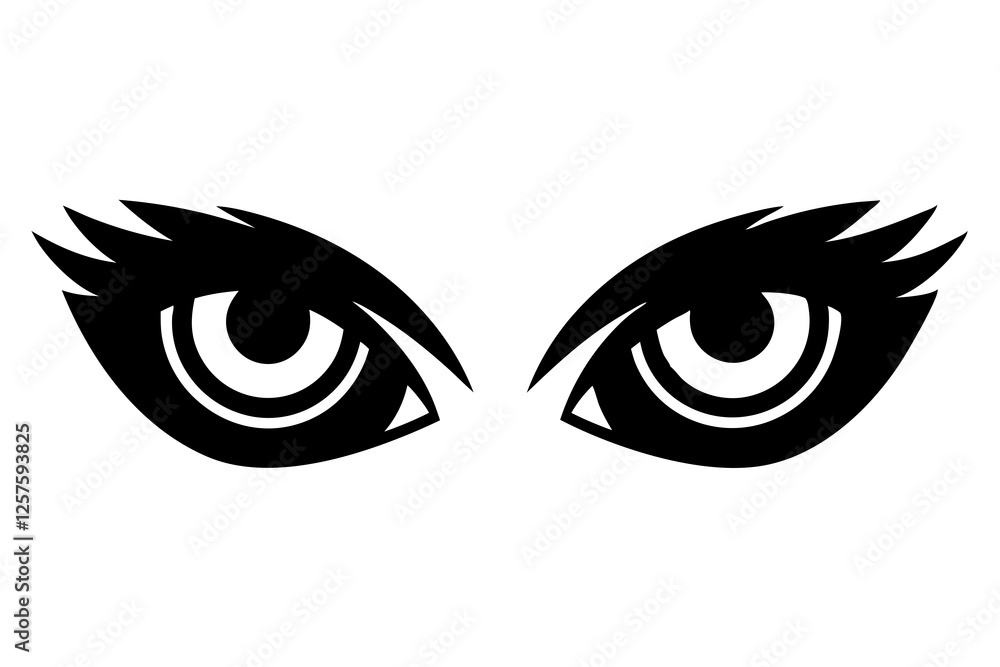 Eyes Vector Illustration - Isolated Eyes Design in SVG, EPS, PNG, AI & Silhouette Files Eyes Vector Illustration - Isolated Eyes Design in SVG, EPS, PNG, AI & Silhouette Files