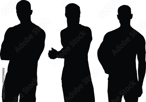 Male Silhouettes – Confident, Mysterious, and Strong Poses