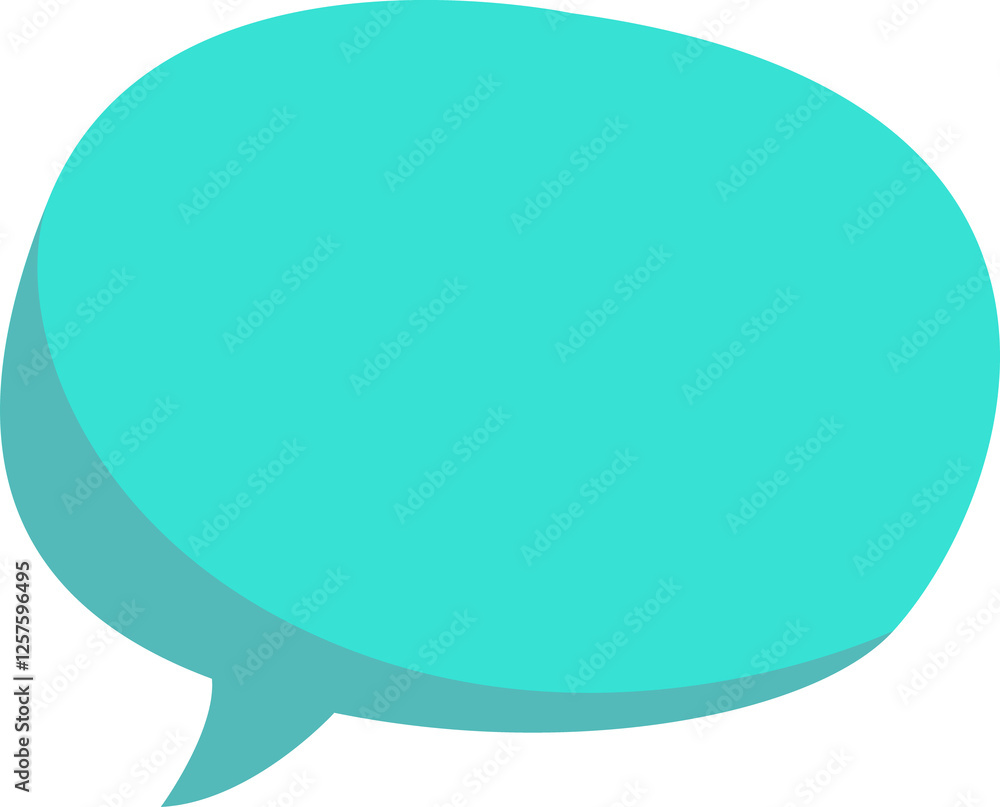 Turquoise Dialogue Speech Bubble Turquoise Dialogue Speech Bubble