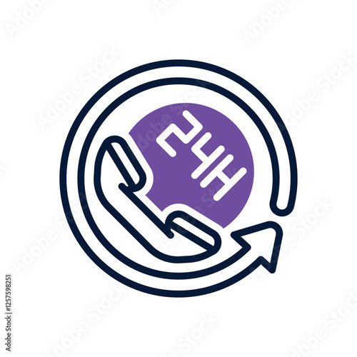 daily service dual tone icon. vector icon for your website, mobile, presentation, and logo design.