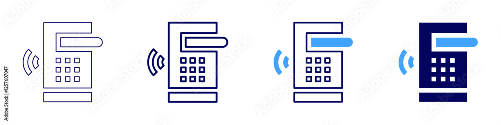 Home automation for beginners icon in 4 different styles. Thin Line, Line, Bold Line, Duotone. Duotone style. Editable stroke Home automation for beginners icon in 4 different styles. Thin Line, Line, Bold Line, Duotone. Duotone style. Editable stroke
