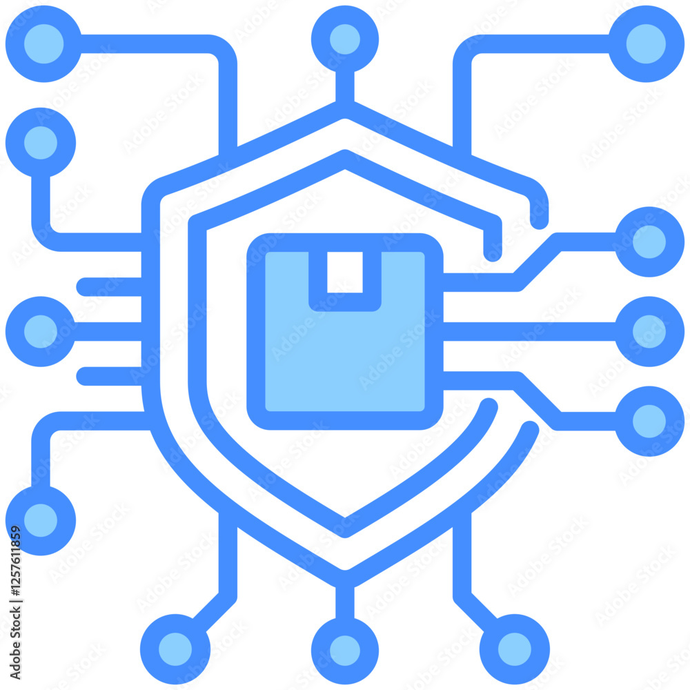 Obraz premium Digital Right Management Icon