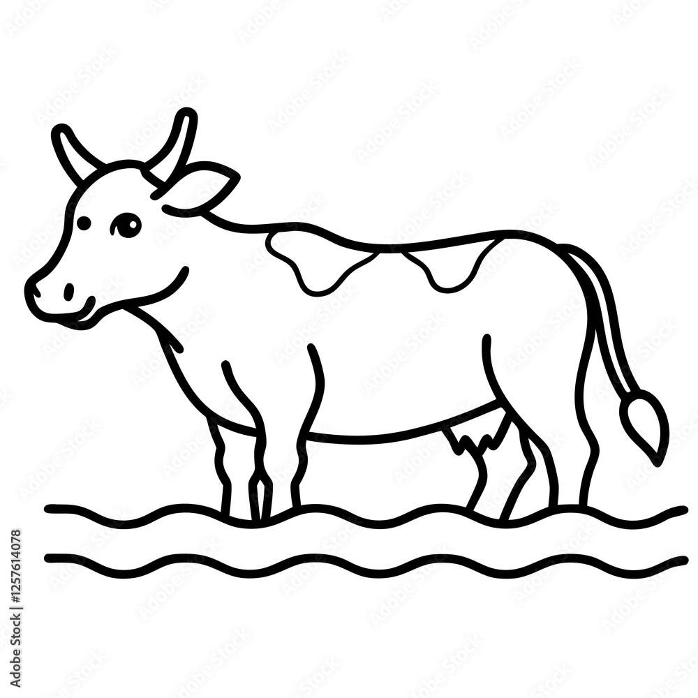 cow water floating cow water floating
