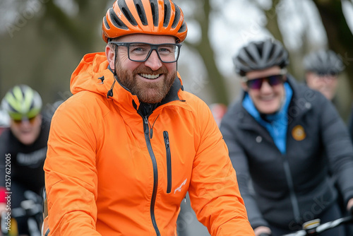 A Bright Fluo Jacket Worn B...