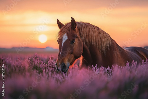 A Groningen Horse Grazing I...