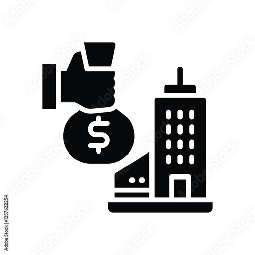 investor solid icon. vector icon for your website, mobile, presentation, and logo design.