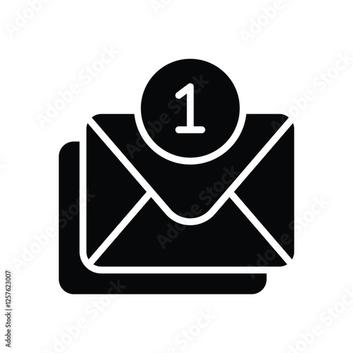 email solid icon. vector icon for your website, mobile, presentation, and logo design. photo