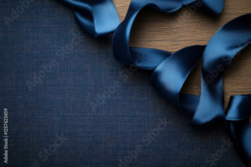 Blue Ribbon Background