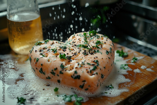 Cheese Heart with herbs