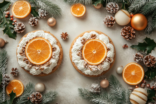 Christmas Food Background