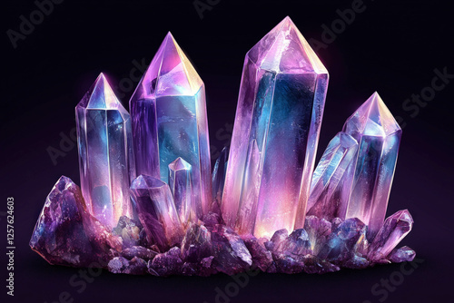 Crystal Vector Background
